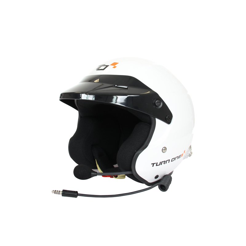 Jet helmet with visor FIA approved, size M