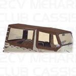 Roof without tube brown MEHARI