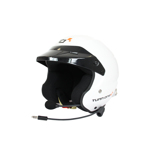 Jet helmet with visor FIA approved, size L