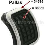 Chrome trim for Pedal rubber handbrake Pallas (2)