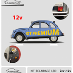 Volledige 12V LED verlichtingsset PREMIUM voor 2cv