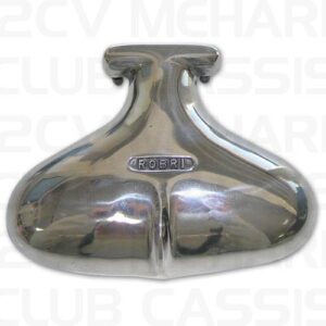 Auspuffzierblende (poliertes Aluminium) 2CV